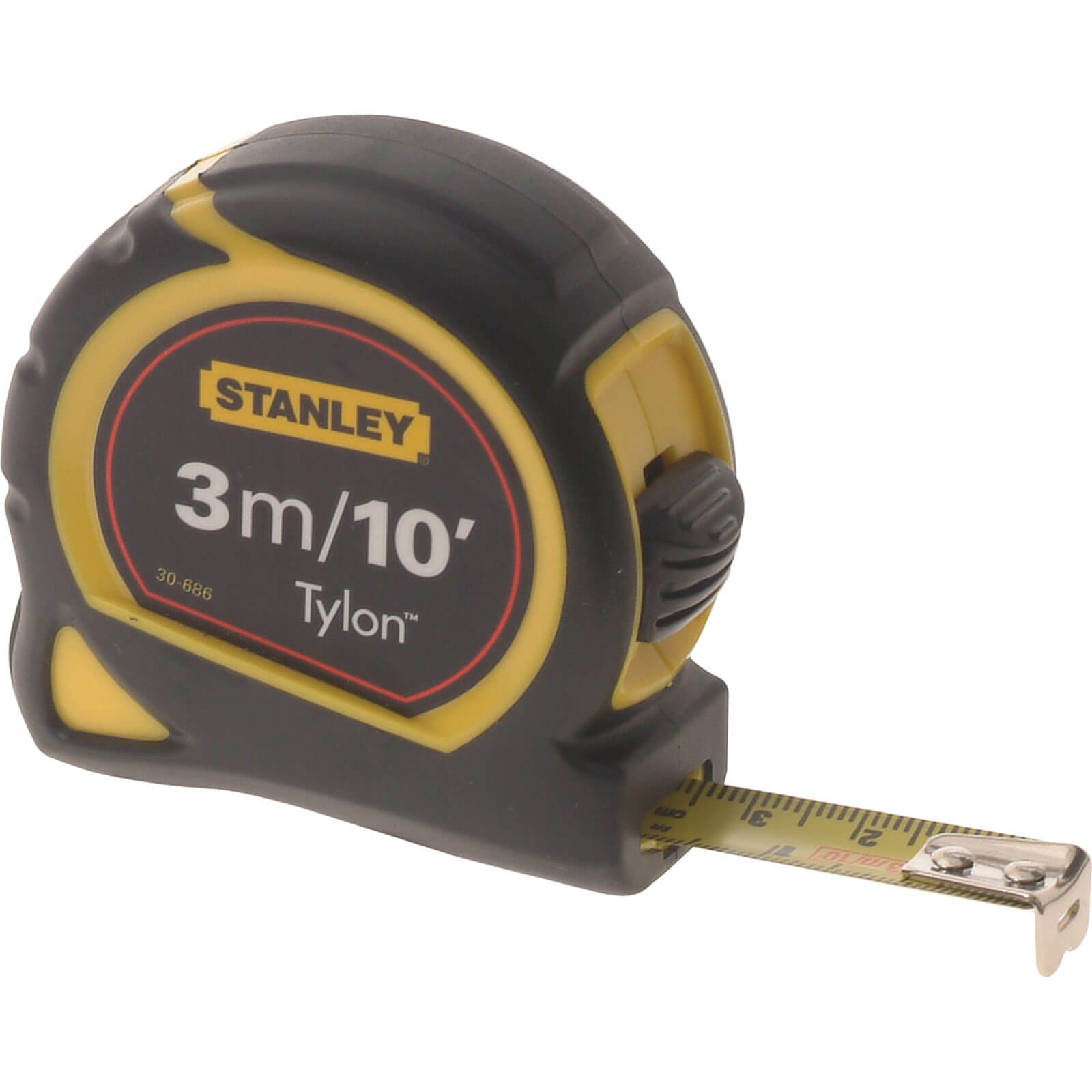 Image of Stanley Tylon Pocket Tape Measure Imperial & Metric 10ft / 3m 12mm