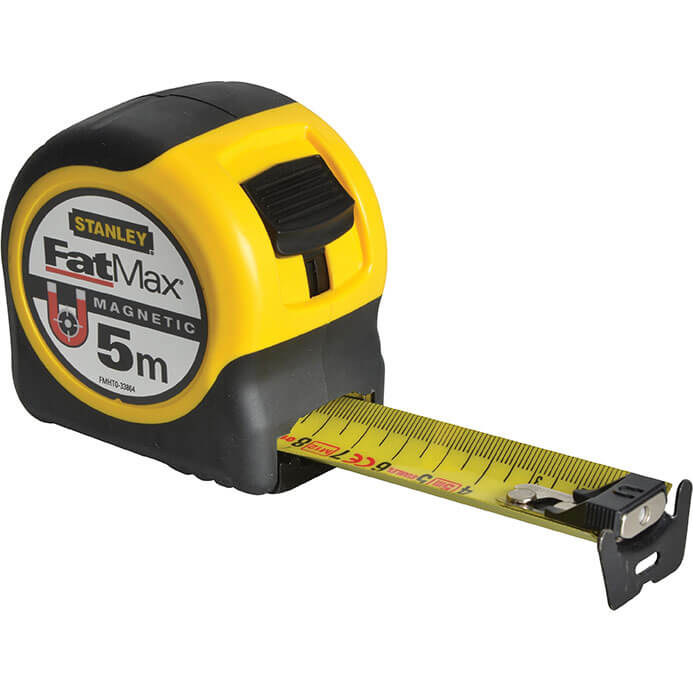 Image of Stanley FatMax Blade Armor Magnetic Tape Measure Metric 5m 32mm