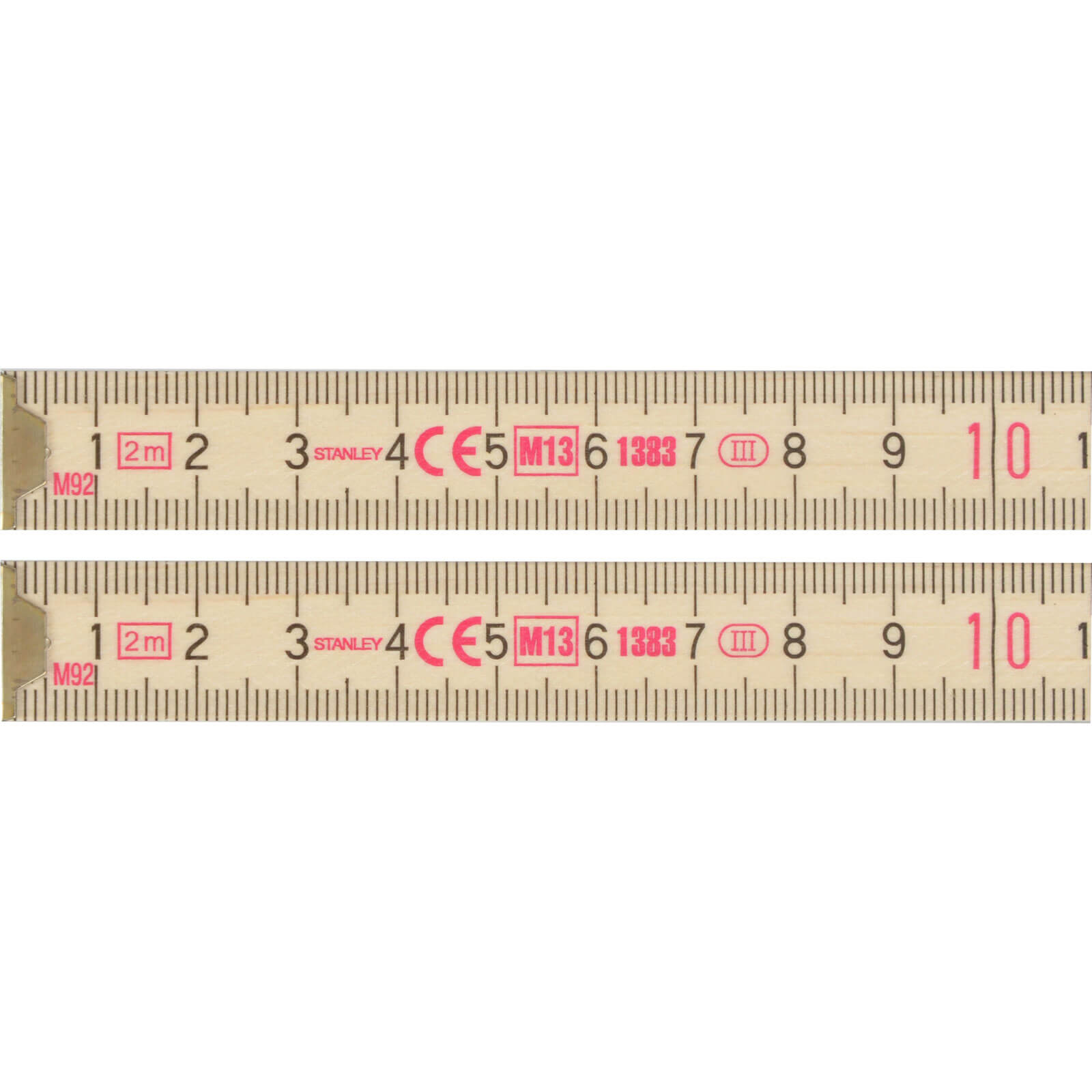 Photos - Tape Measure and Surveyor Tape Stanley Wooden Folding Rule 2m 