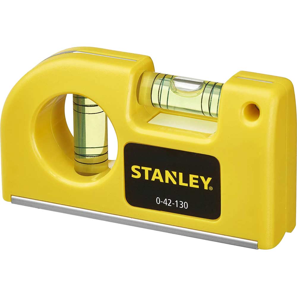 Image of Stanley Magnetic Horizontal Vertical Pocket Spirit Level