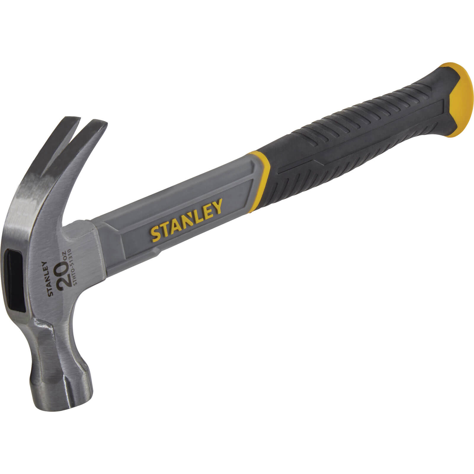 Image of Stanley Curved Claw Fibreglass Hammer 570g