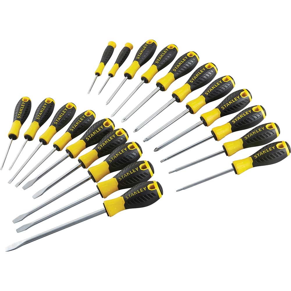 Image of Stanley 20 Piece Essential Screwdriver Set