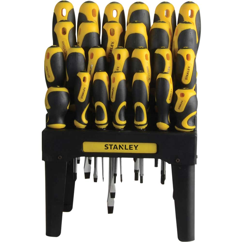 Image of Stanley 26 Piece Screwdriver Rack Set