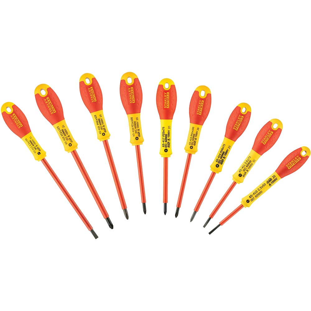 Stanley FatMax 10 Piece VDE Insulated Screwdriver Set
