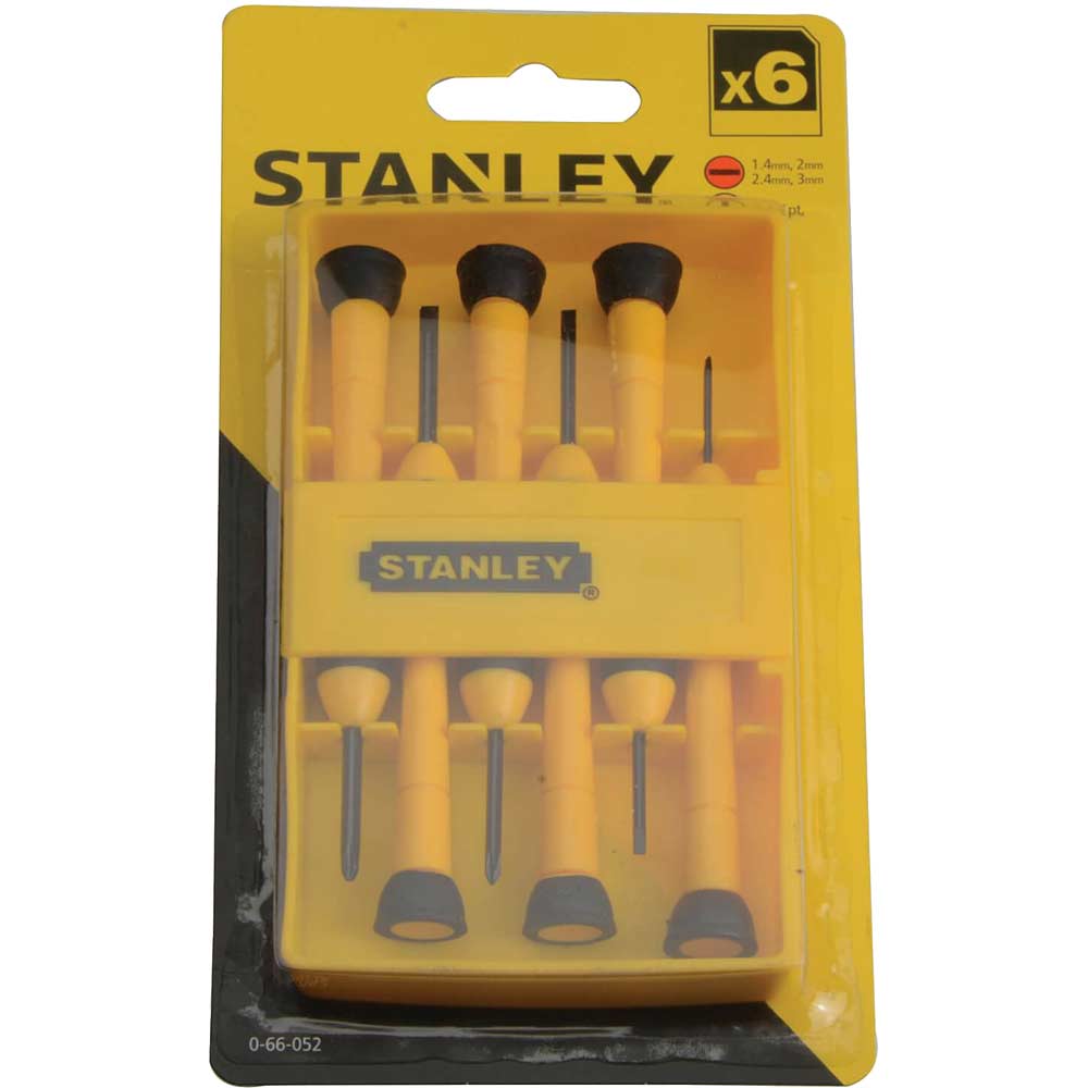 Image of Stanley 6 Piece Instrument Screwdriver Set