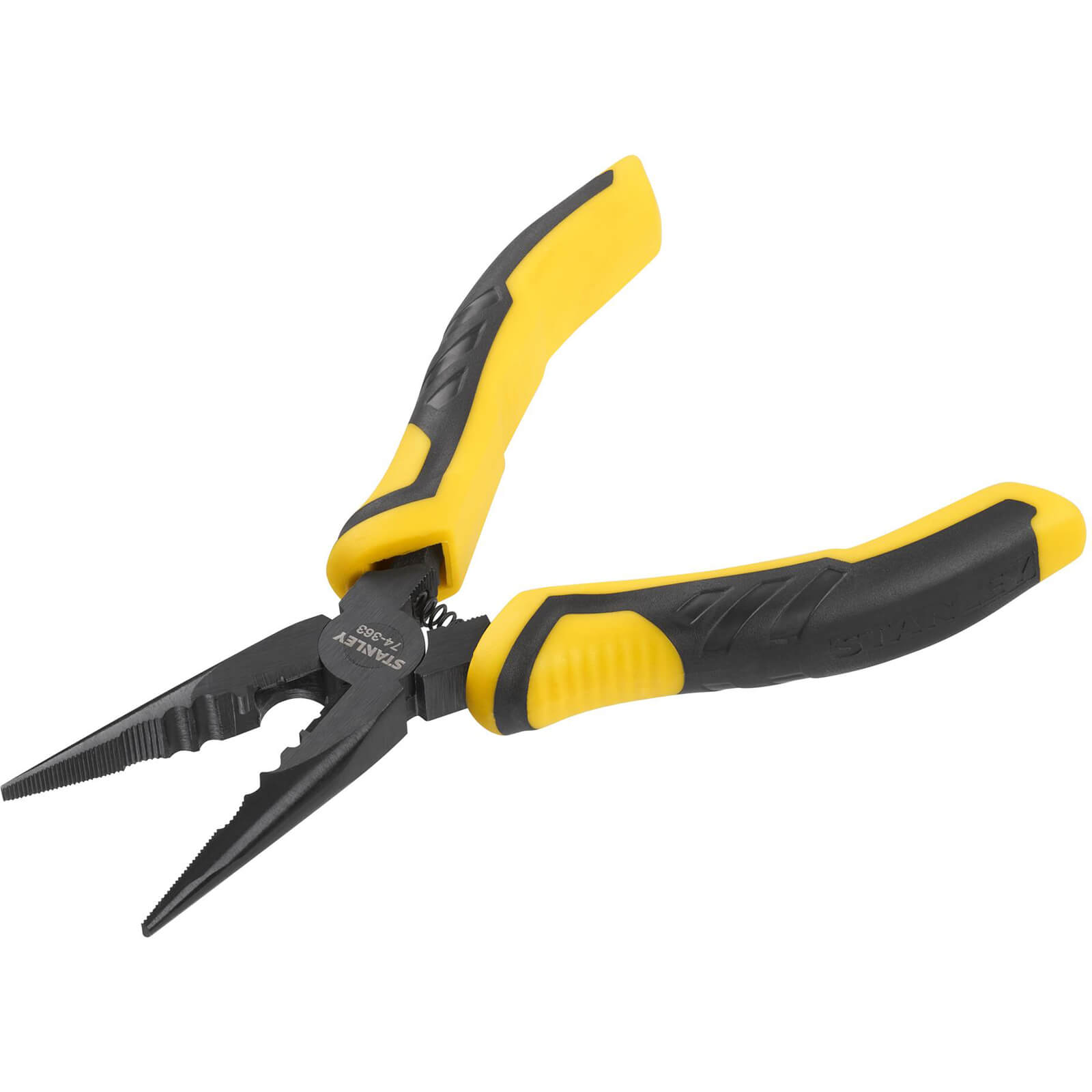Image of Stanley Controlgrip Long Nose Cutting Pliers 150mm