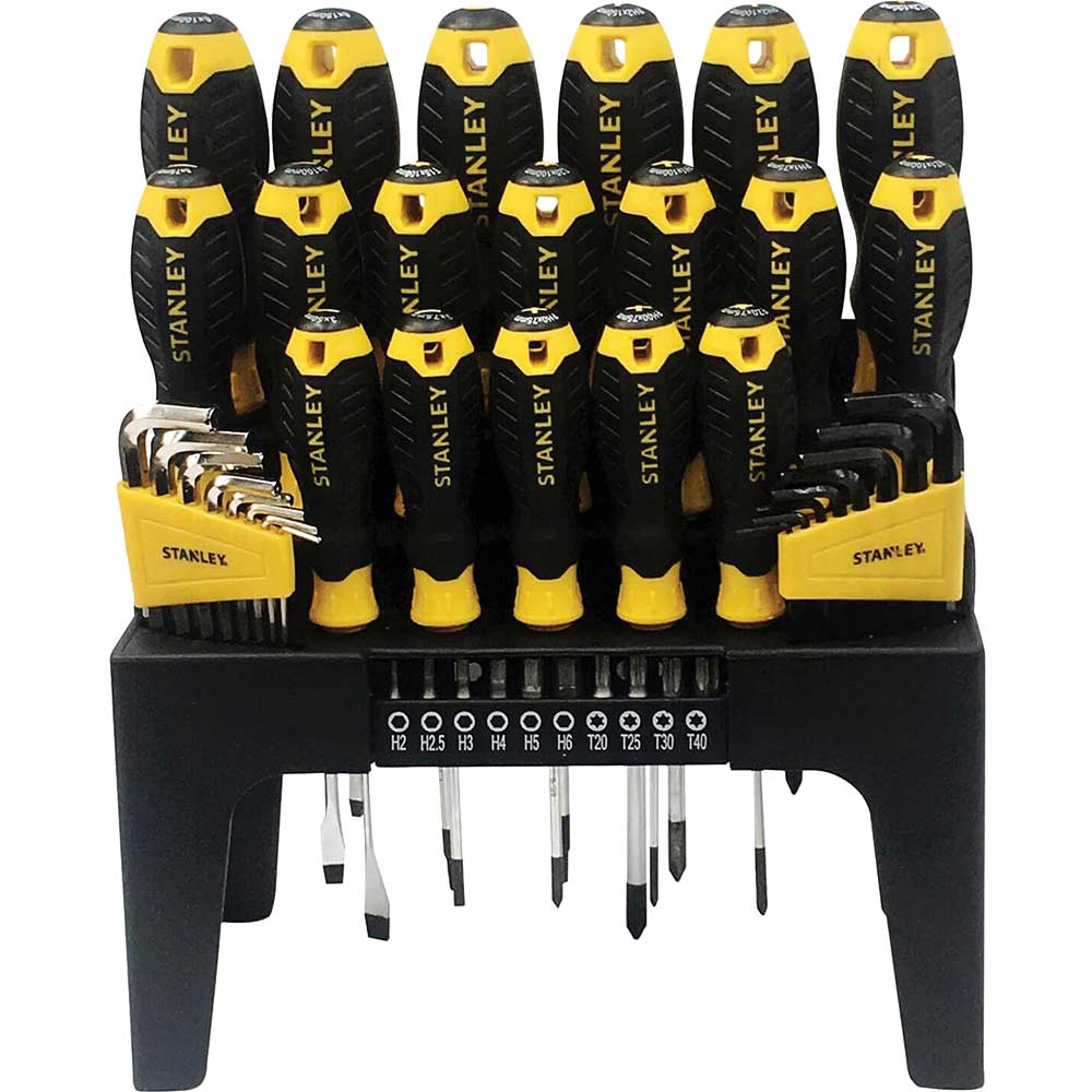 Image of Stanley 44 Piece Screwdriver Rack Set