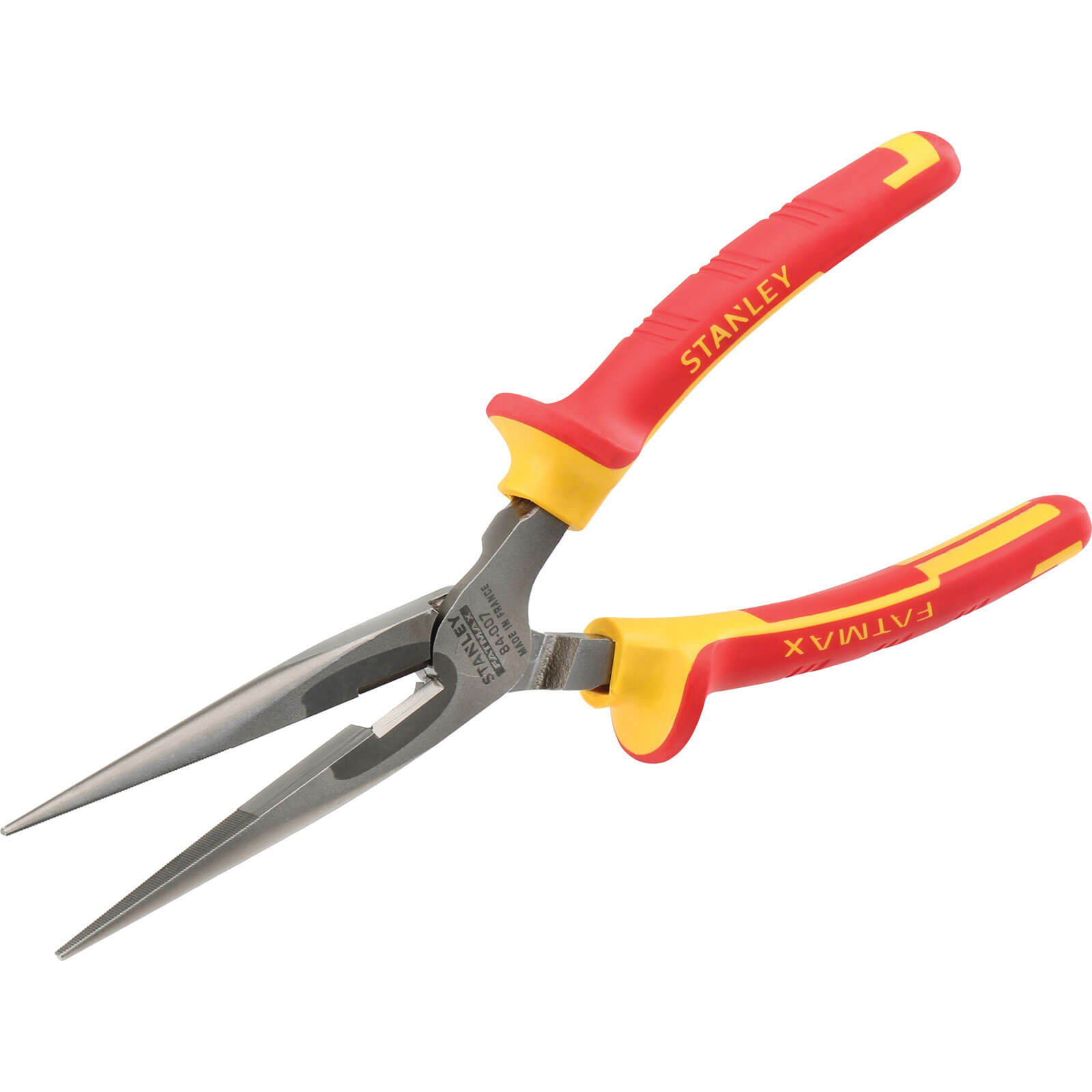 Image of Stanley Insulated VDE Long Nose Pliers 200mm