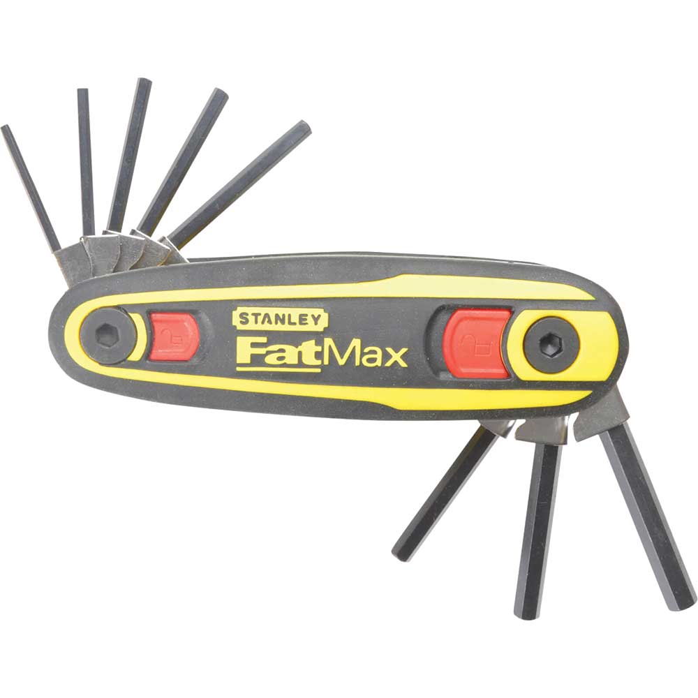 Stanley FatMax 8 Piece Locking Hexagon Allen Key Set Metric