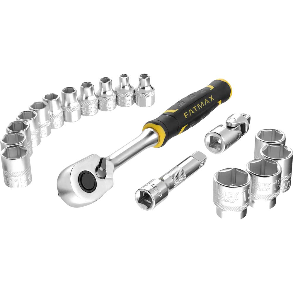 Stanley Fatmax 18 Piece 3/8" Drive Hexagon Socket Set 3/8