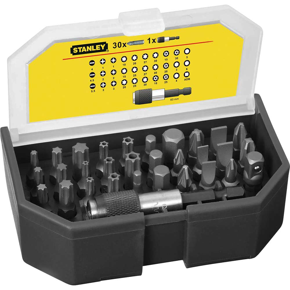 Image of Stanley 31 Piece Screwdriver Bit Set