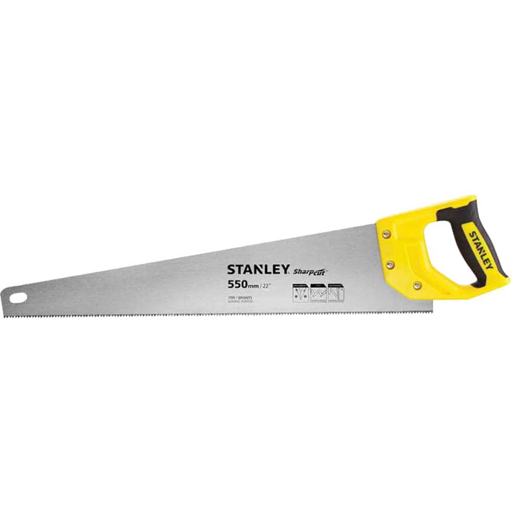 Stanley Sharpcut Hand Saw 22" / 550mm 7tpi
