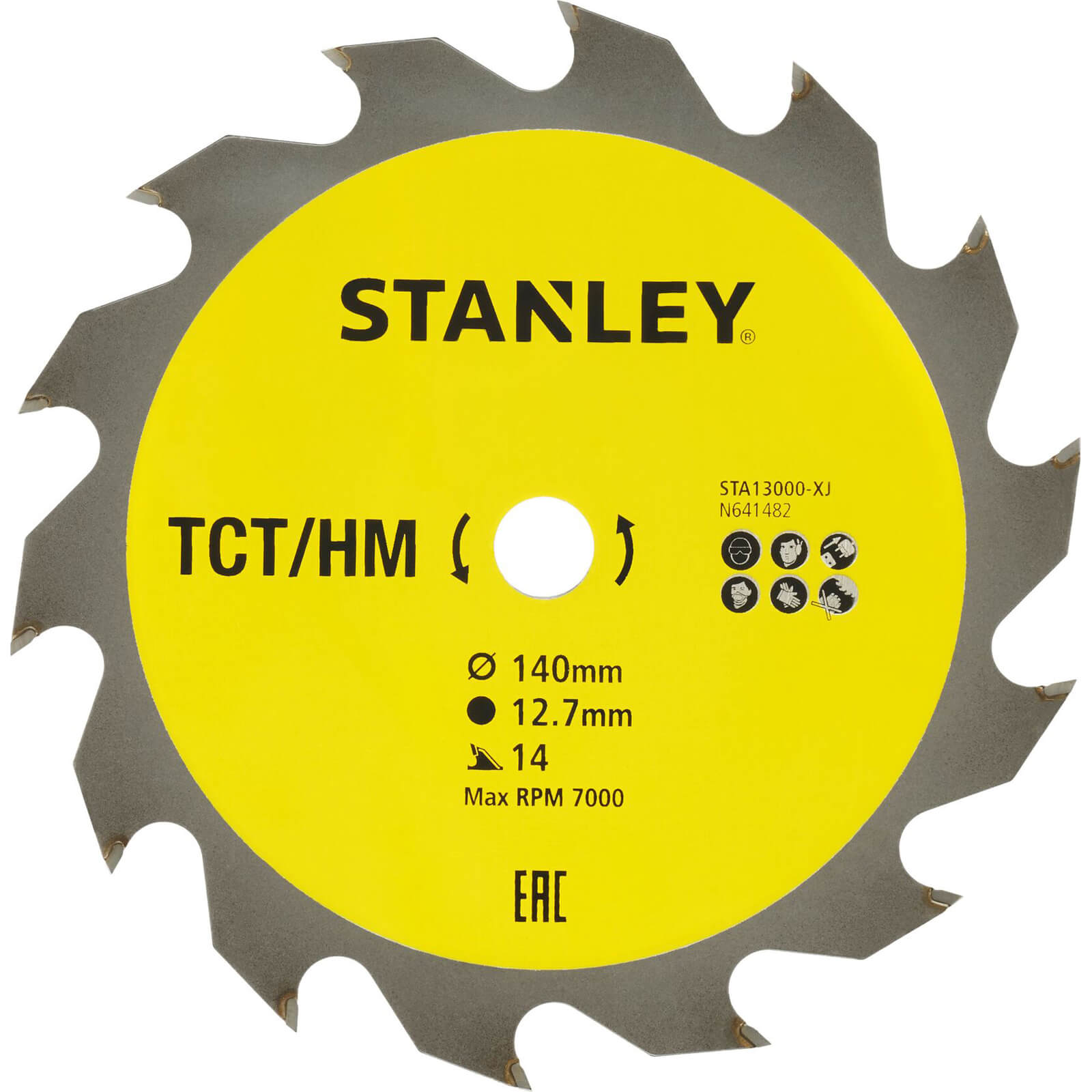Photos - Power Tool Accessory Stanley TCT Circular Saw Blade 140mm 14T 12.7mm STA13000 