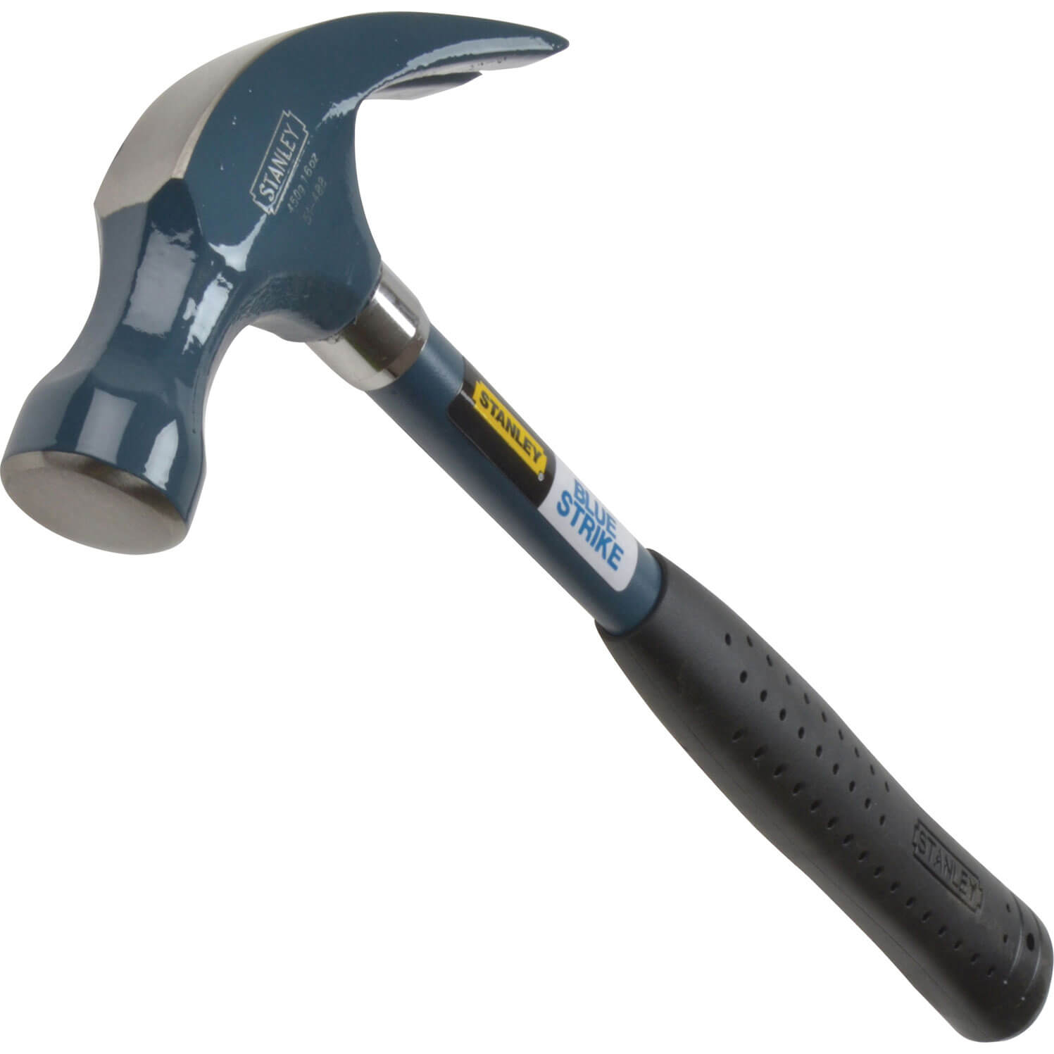 Image of Stanley Blue Strike Claw Hammer 450g