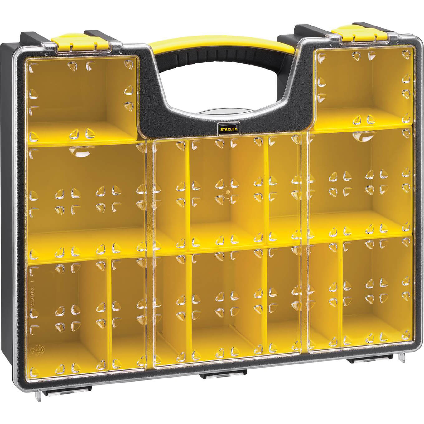 Image of Stanley Professional 8 Compartment Deep Organiser Box