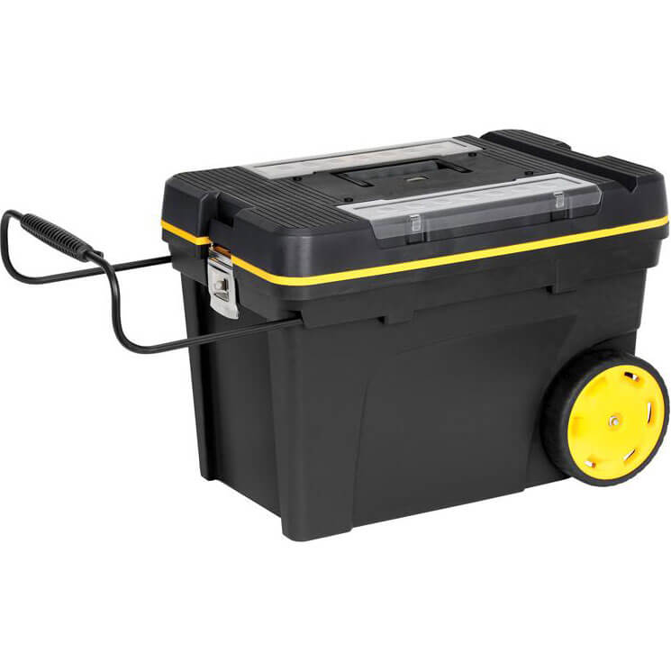 STANLEY Large Tool Chest Box Heavy Duty Rolling Storage On Wheels With Handle 