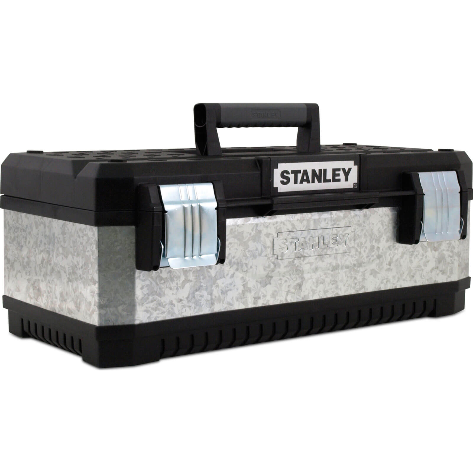 Image of Stanley Galvanised Metal Tool Box 500mm