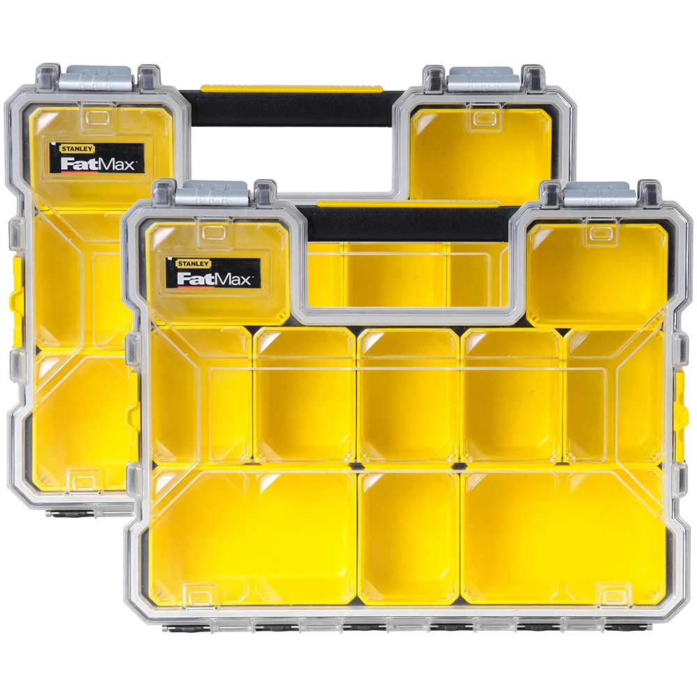 Image of Stanley FatMax Deep Professional Organiser Twin Pack