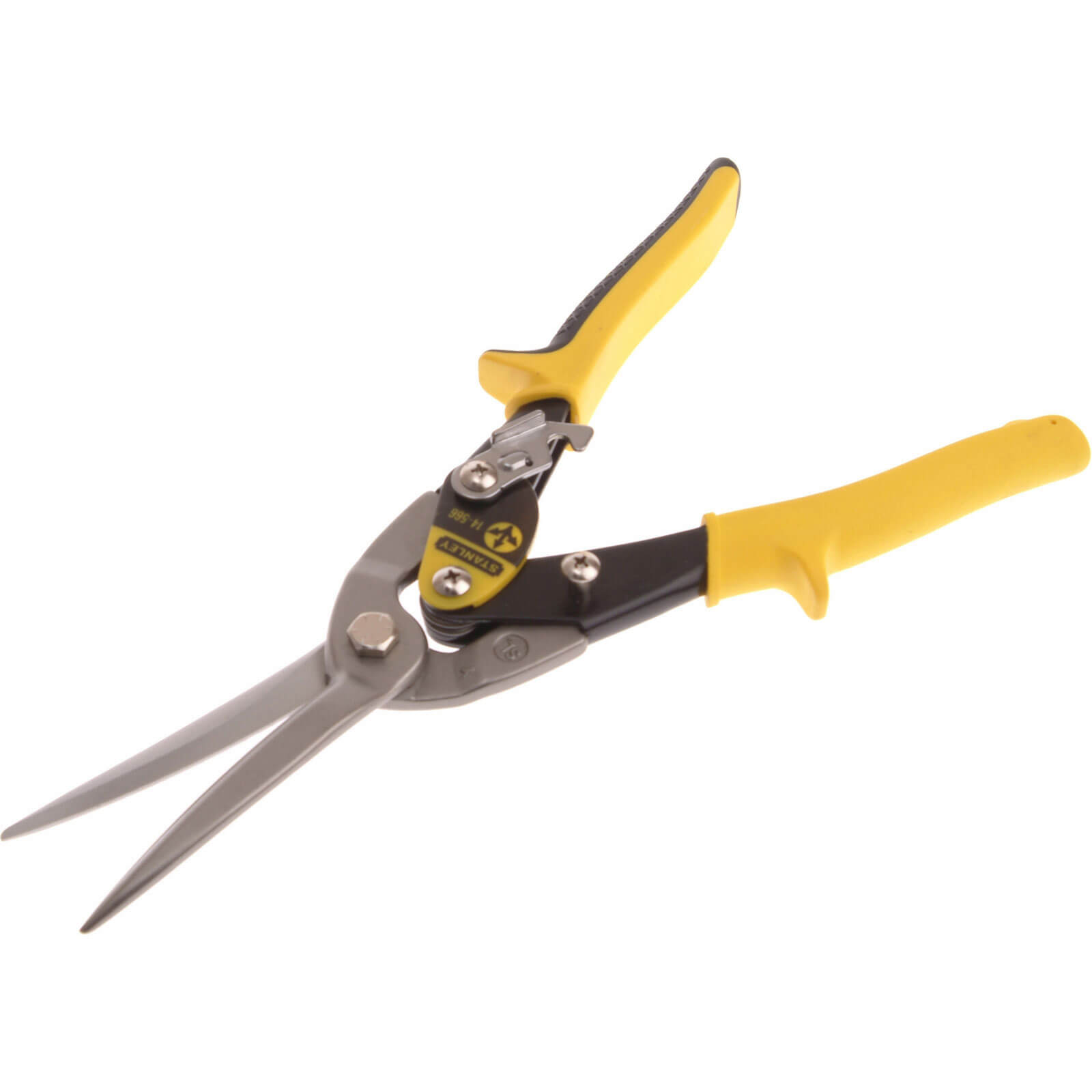Image of Stanley Long Cut Aviation Snips Straight Cut 250mm