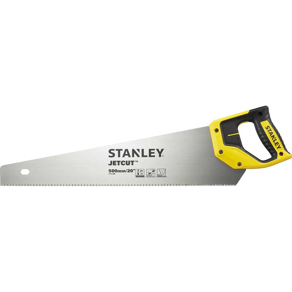 Image of Stanley Jet Cut Rough Hand Saw 20" / 500mm 8tpi