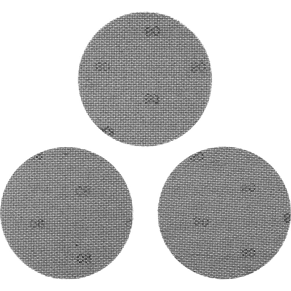 Stanley FatMax Hook and Loop Mesh Sanding Discs 150mm 150mm 80g Pack of 3