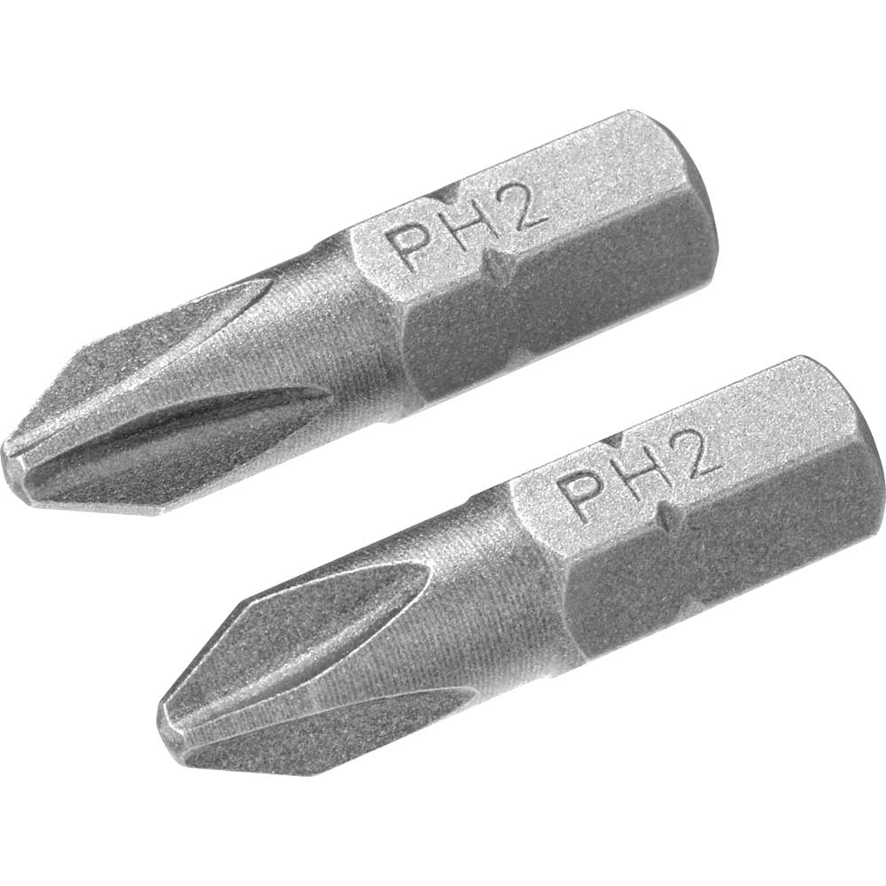 Stanley Phillips Screwdriver Bits PH1 25mm Pack of 2