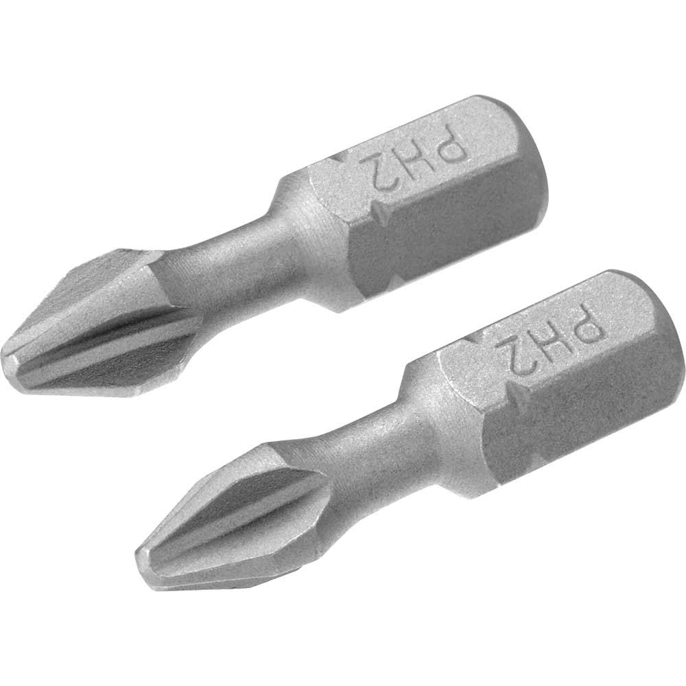 Photos - Bits / Sockets Stanley Phillips Torsion Screwdriver Bits PH2 25mm Pack of 2 STA62021-XJ 