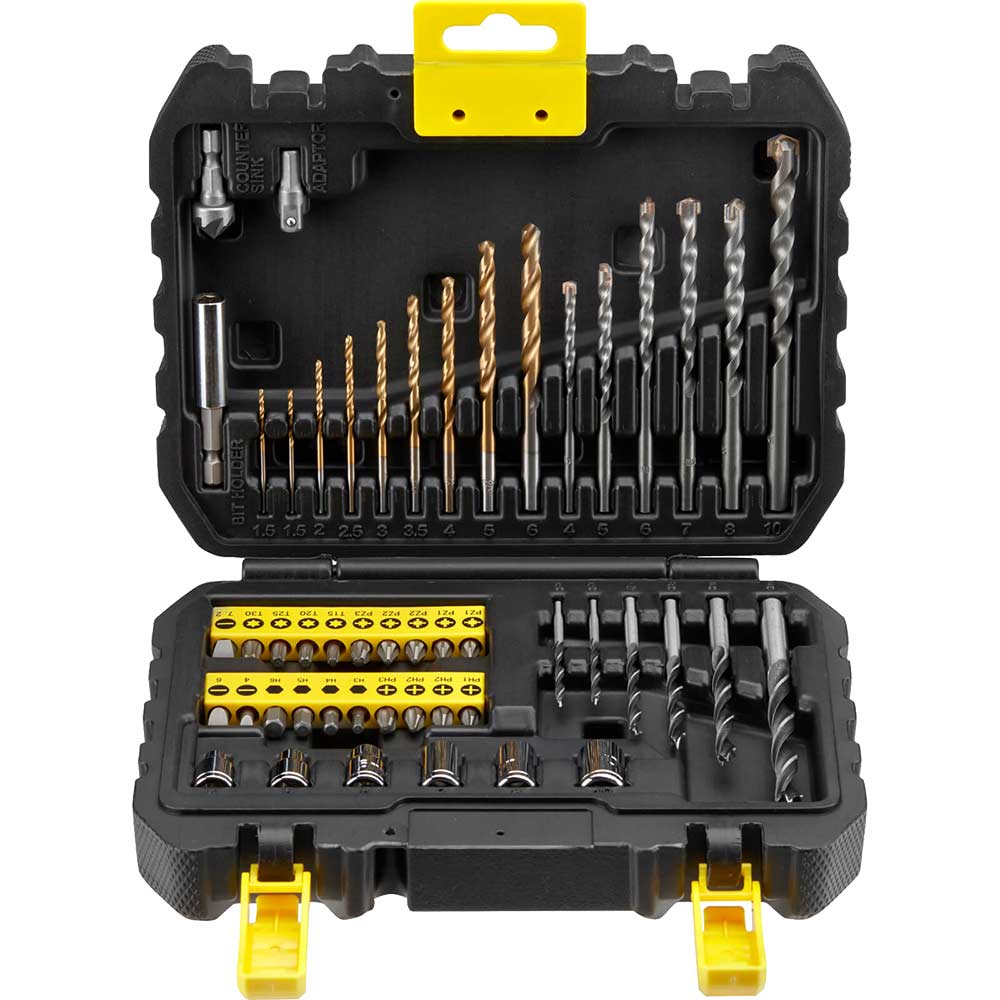 Stanley 50 Piece Drill and Screwdriver Bit Set