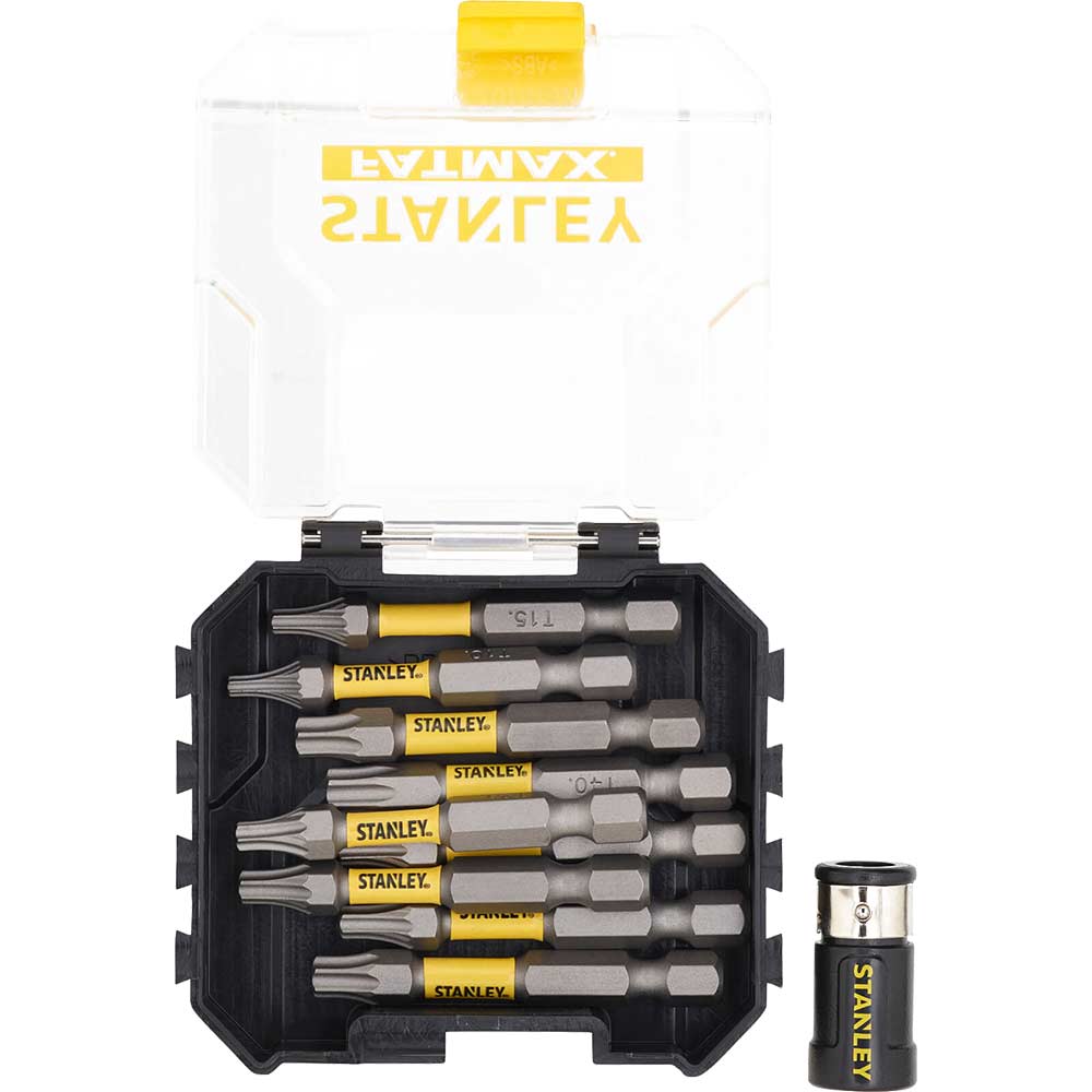 Stanley FatMax Torx Screwdriver Bits and Ring Magnet Assorted Torx 50mm Pack of 10