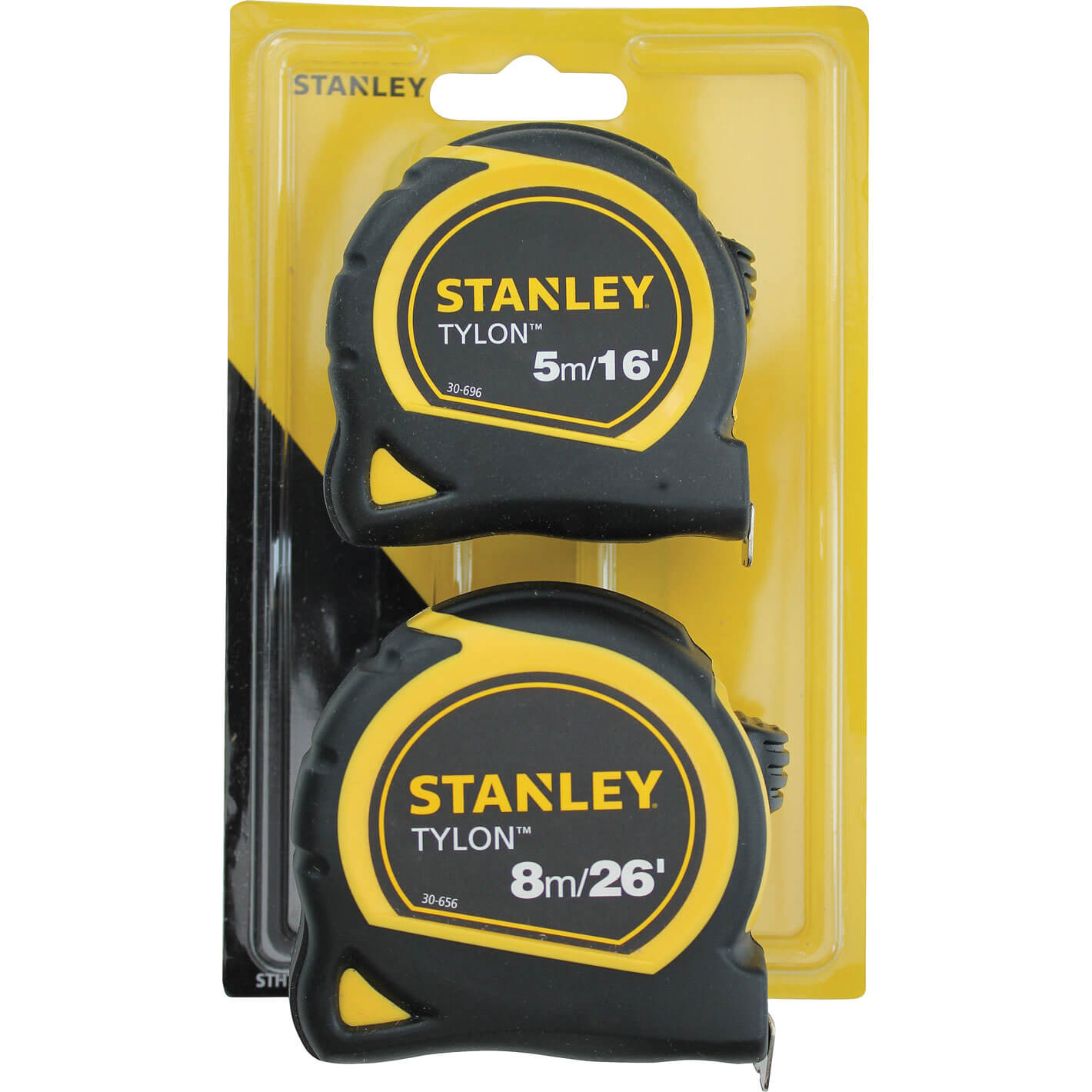 Image of Stanley 2 Piece 5m and 8m Tylon Tape Measure Pack