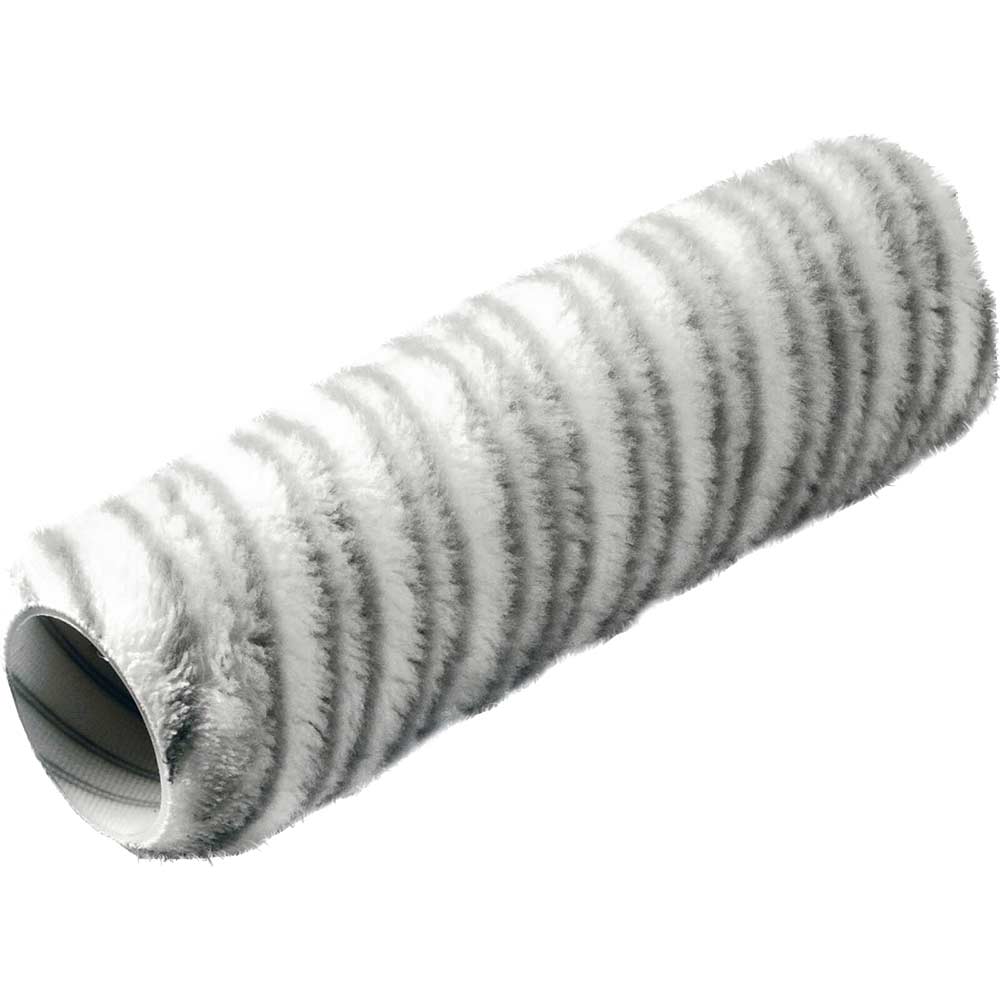 Stanley Long Pile Silver Stripe Paint Roller Sleeve 44mm 230mm Pack of 1