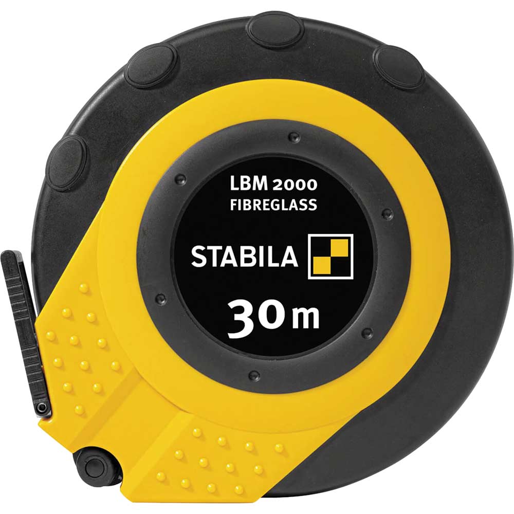 Stabila LBM 2000 Closed Fibreglass Tape Measure Metric 30m 13mm
