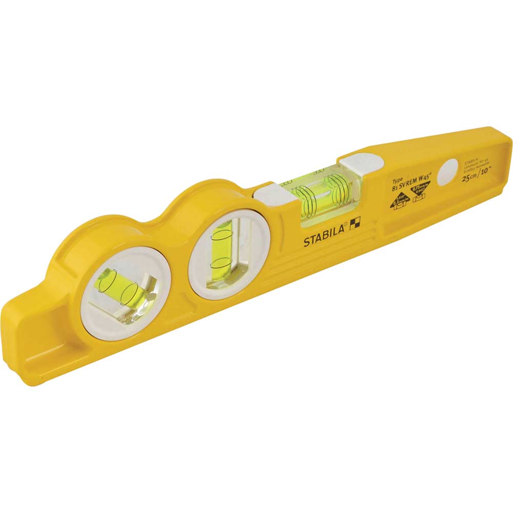 Stabila 81 SVW Magnetic Rare Earth Torpedo Spirit Level 10" / 25cm