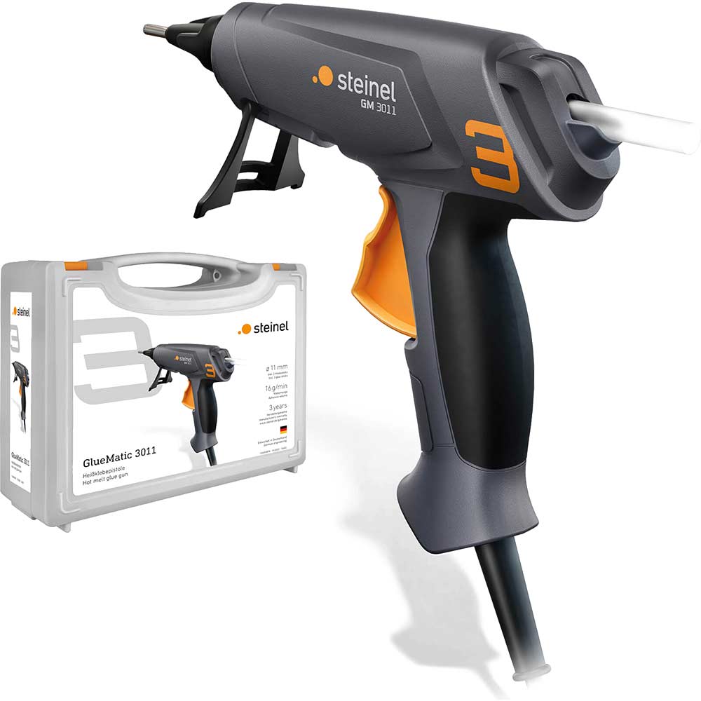 Steinel GLUEMATIC 3011 DIY Hot Melt Glue Gun in Case