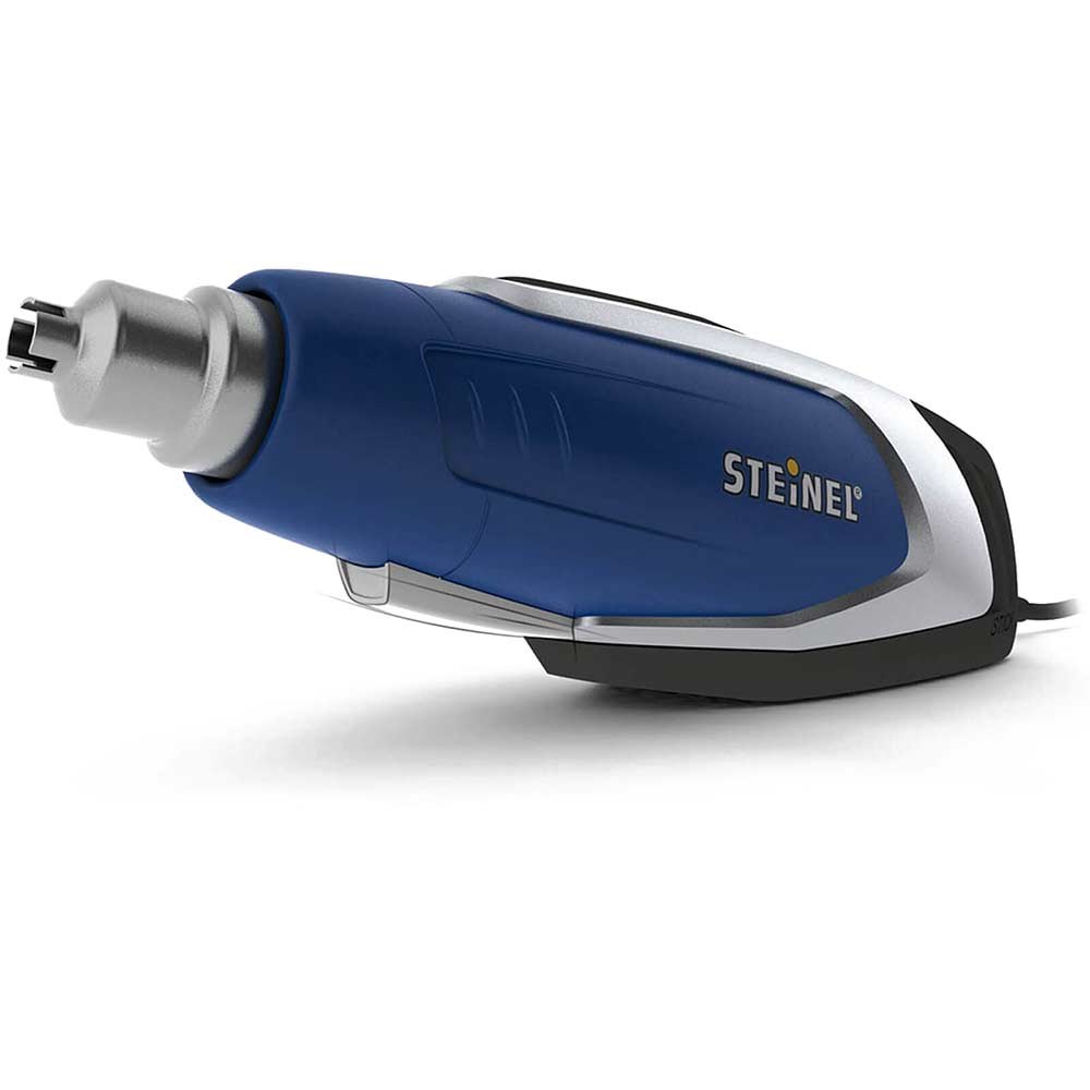 Steinel Mini Heat Gun HM Stick with 4 Nozzles, 350 W, 400°-500 °C, LED Work Light, Hot Air Gun for DIY and Model Making