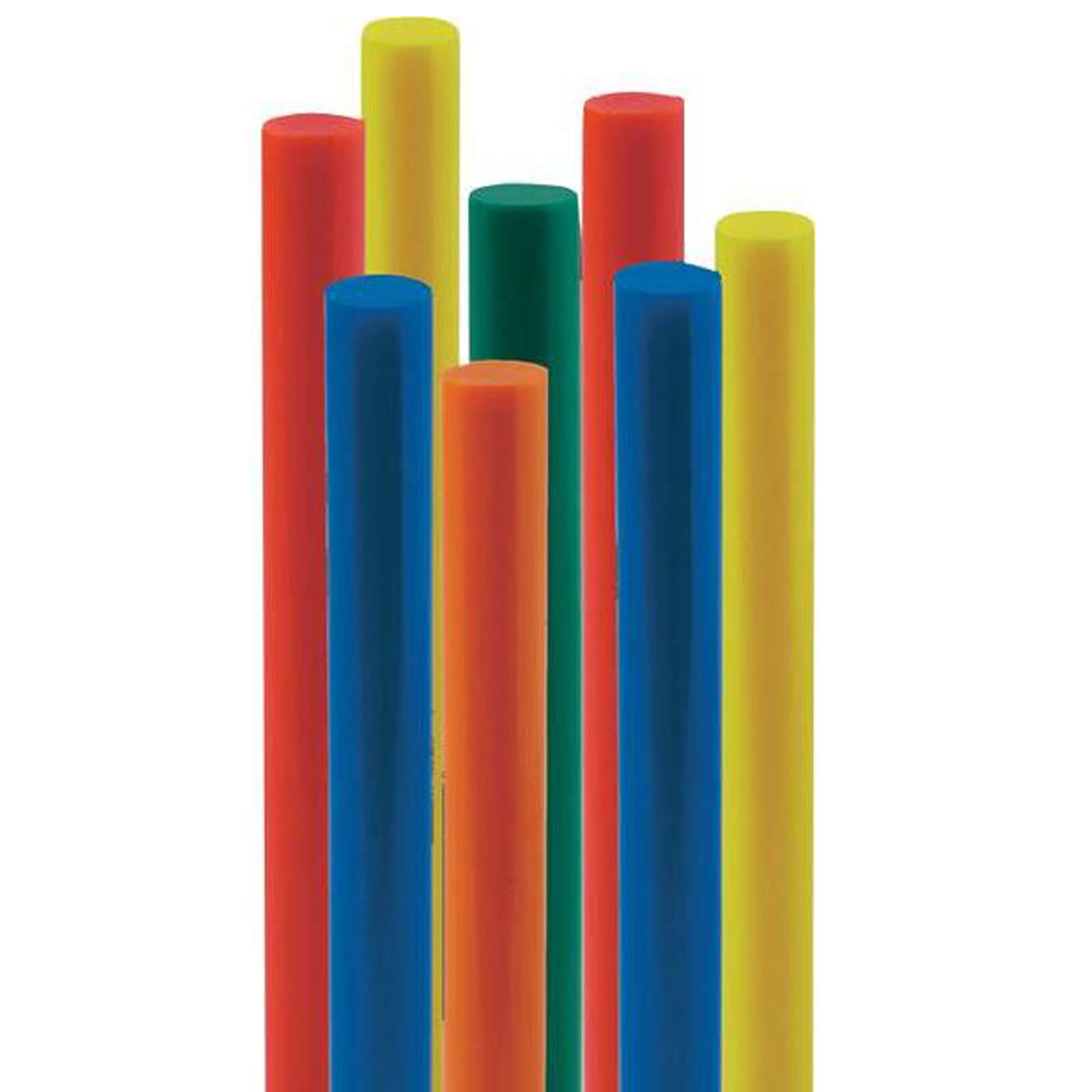 Image of Steinel Assorted Colour Glue Sticks 11mm 250mm Pack of 10