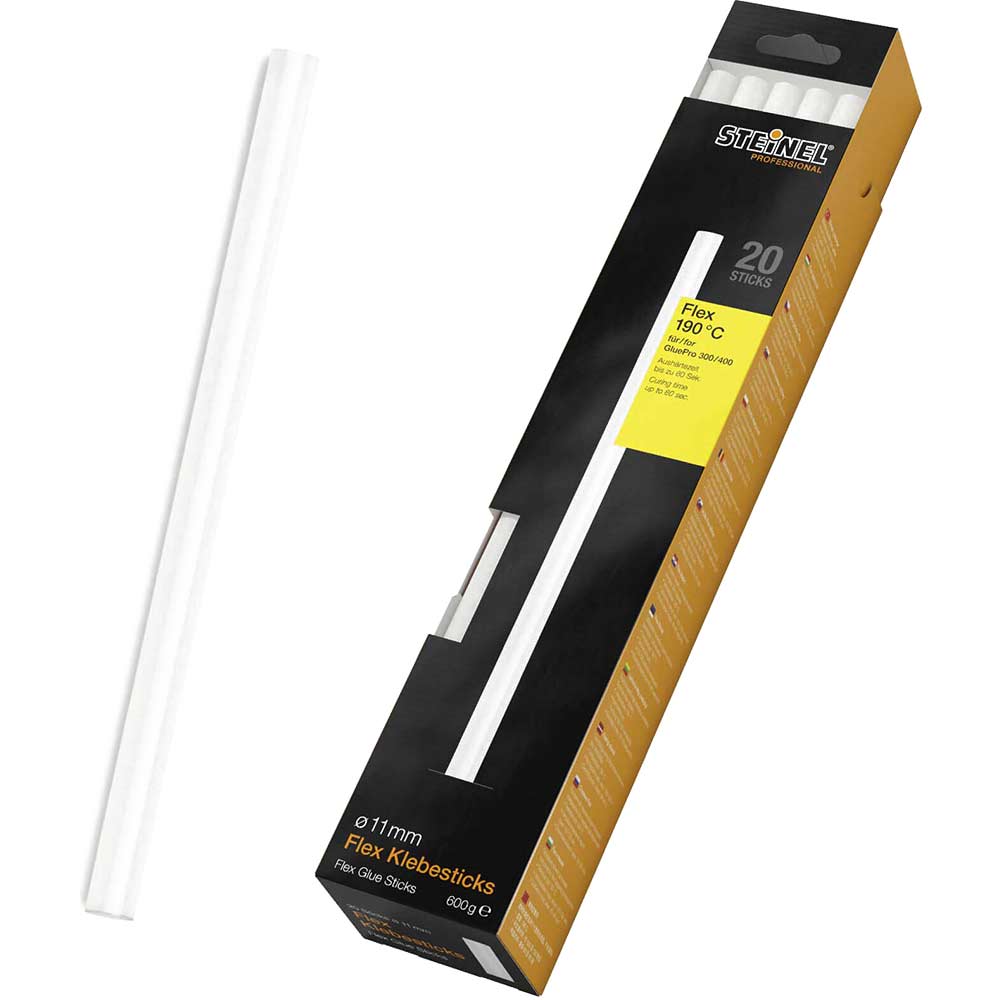 Steinel Professional Glue Sticks for GluePRO 300/400 LCD 11mm 250mm Pack of 20
