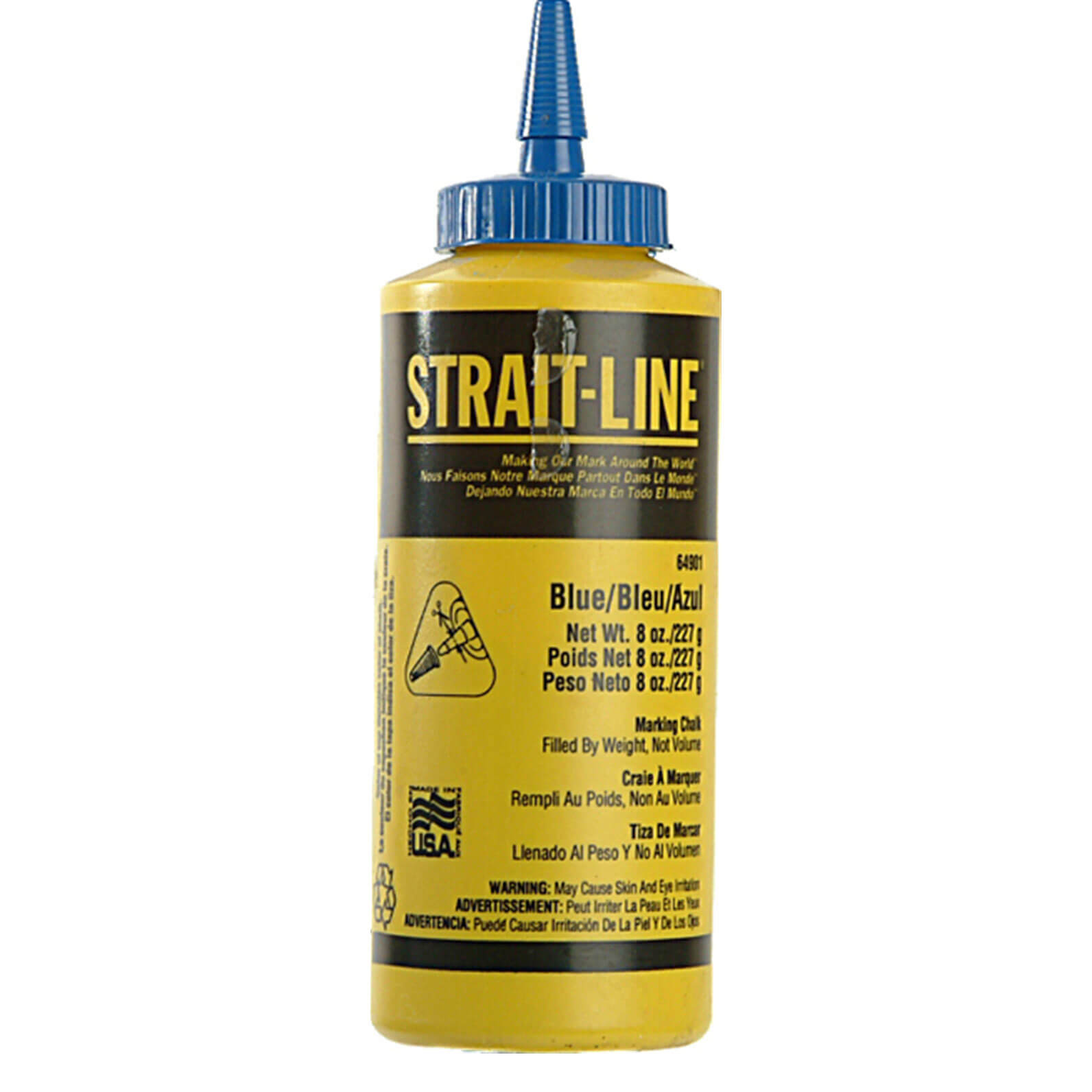 Image of StraitLine Chalk Refill Permanent Blue