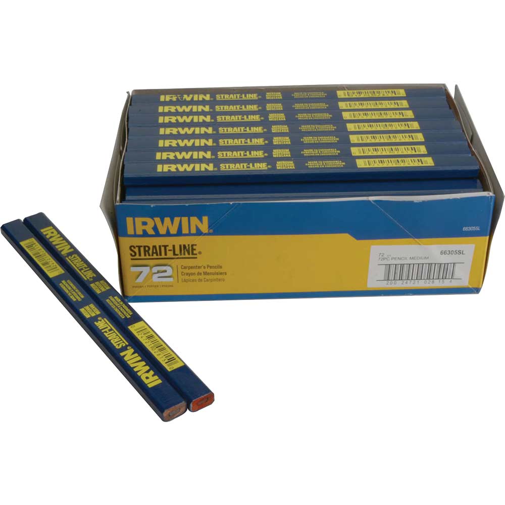 Straitline Carpenters Pencil Pack of 72