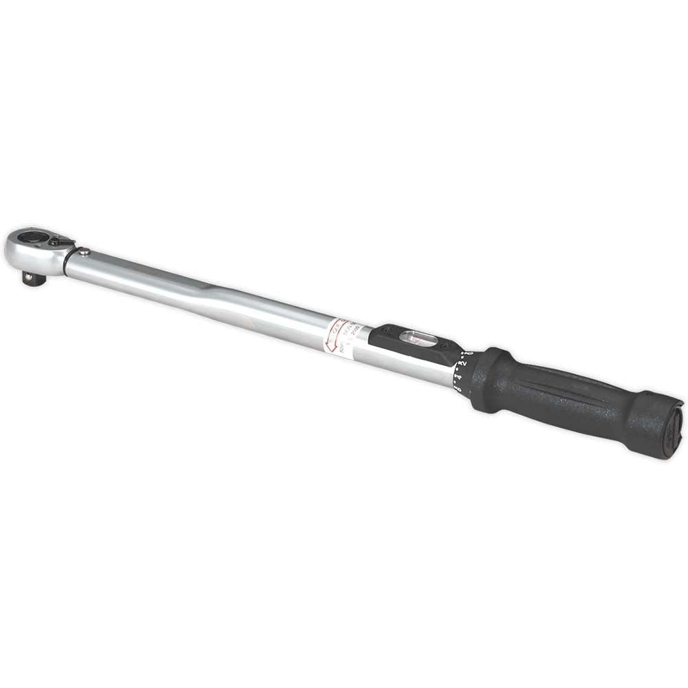 Sealey 1/2" Drive Micrometer Torque Wrench 1/2" 30Nm - 210Nm