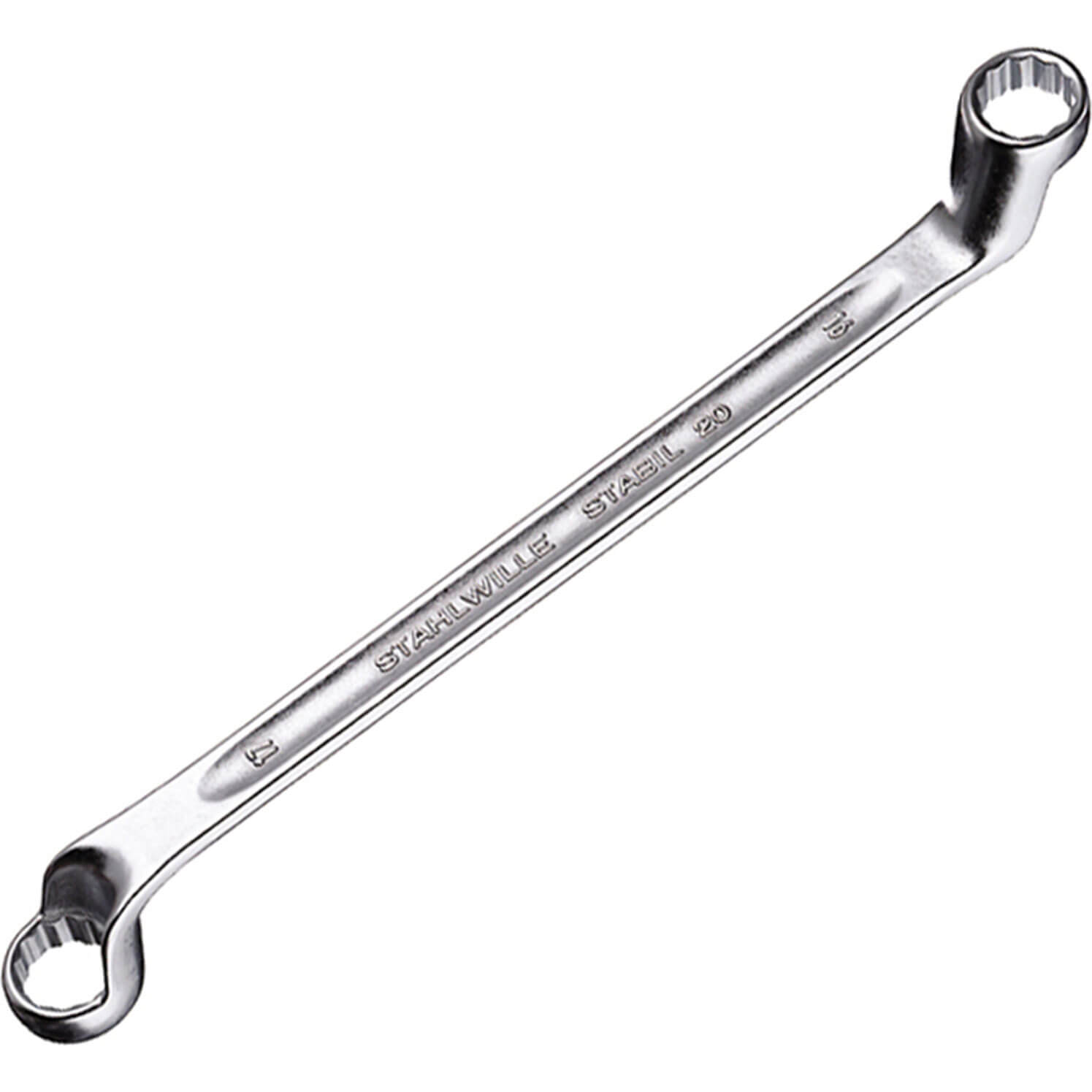 Image of Stahlwille Double Ended Ring Spanner Metric 12mm x 13mm