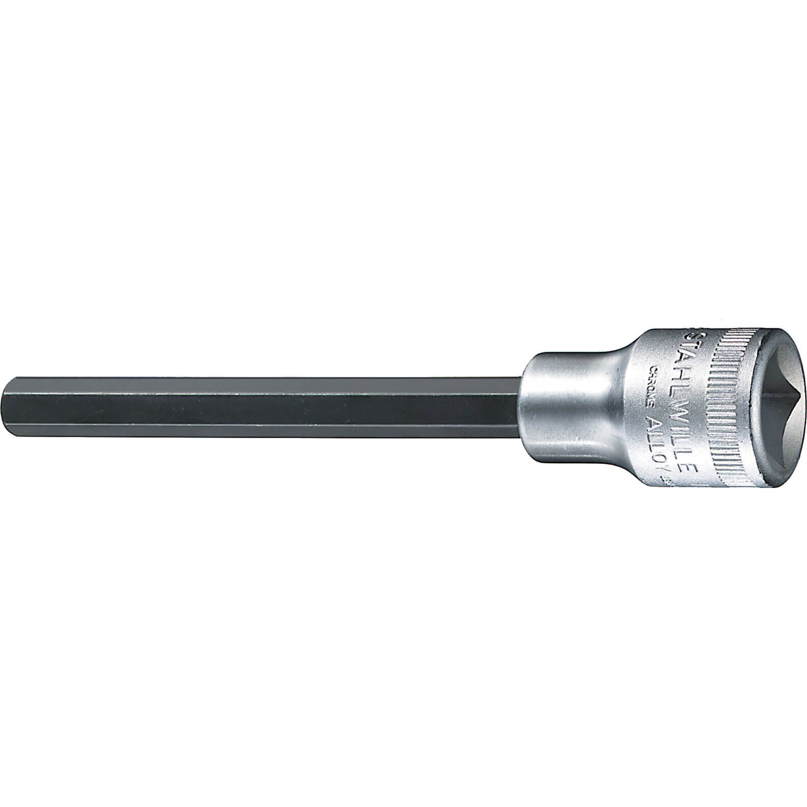 Image of Stahlwille 1/2" Drive Extra Long Hexagon Socket Bit 1/2" 6mm