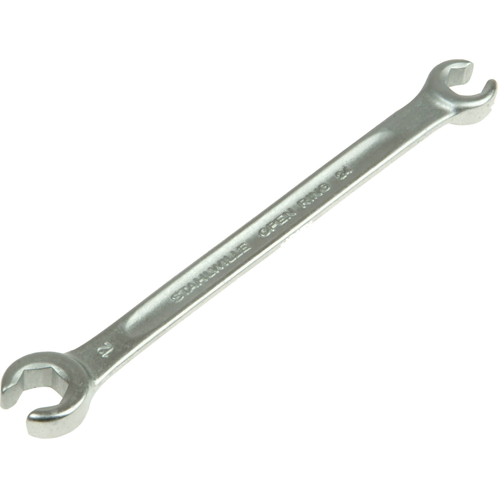 Image of Stahlwille Double Ended Open Ring Spanner Metric 17mm x 19mm