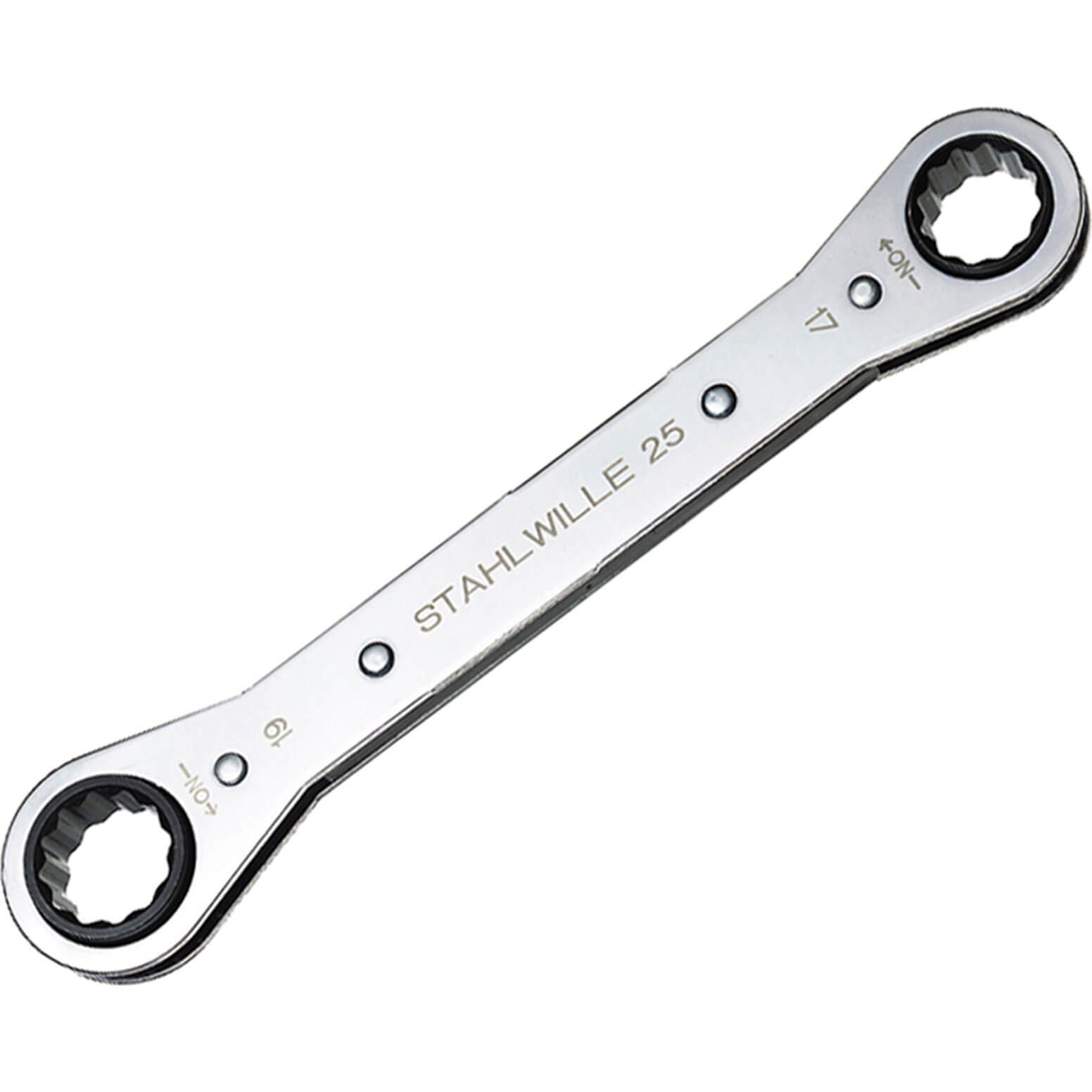 Image of Stahlwille Ratchet Ring Spanner 12mm x 13mm