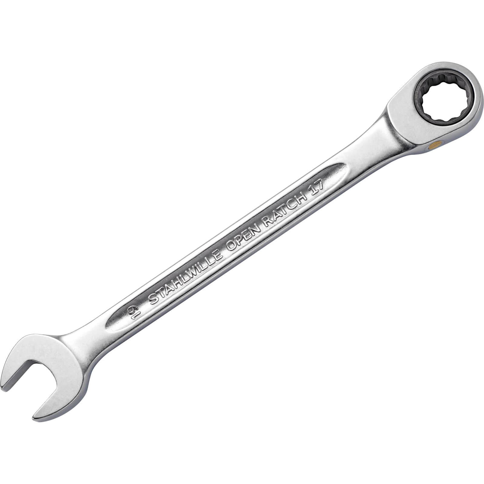 Image of Stahlwille 17F Ratchet Combination Spanner 19mm