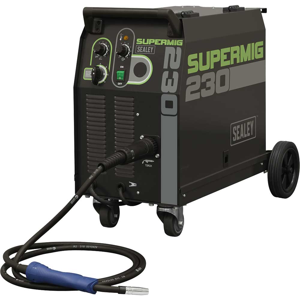 Sealey SUPERMIG230 230Amp Professional MIG Welder 240v in UK Specification