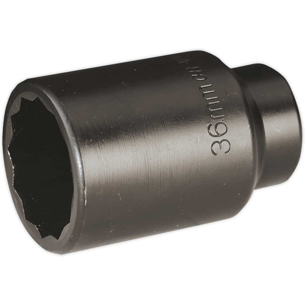 Image of Sealey Specialised 1/2" Drive Deep Bi Hexagon Impact Socket Metric 1/2" 36mm