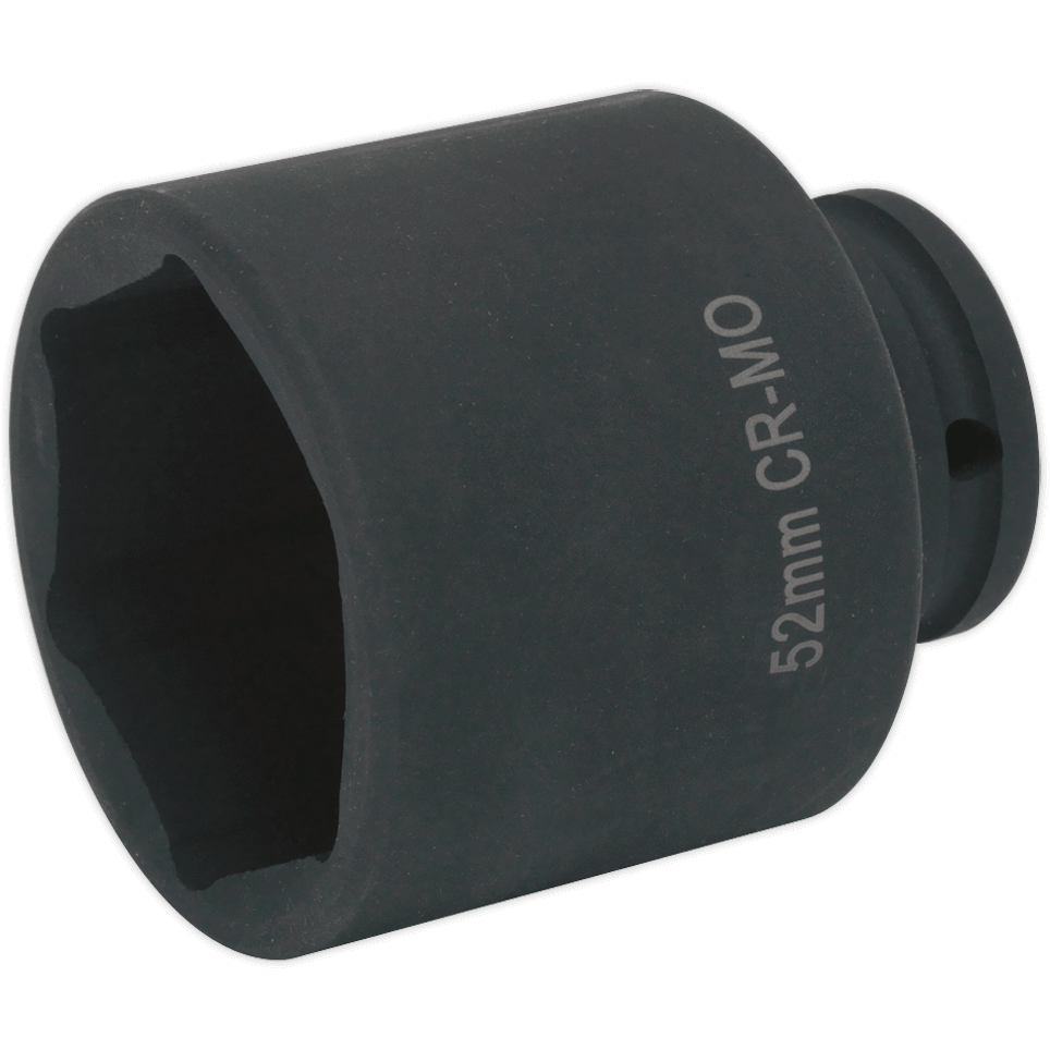 Image of Sealey Specialised 1/2" Drive Hexagon Impact Socket Metric 1/2" 52mm