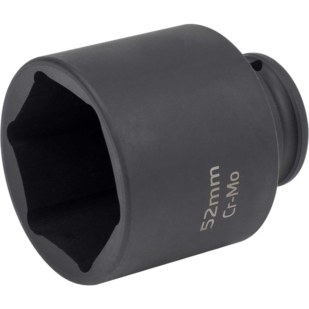 Sealey Specialised 1/2" Drive Hexagon Impact Socket Metric 1/2" 52mm