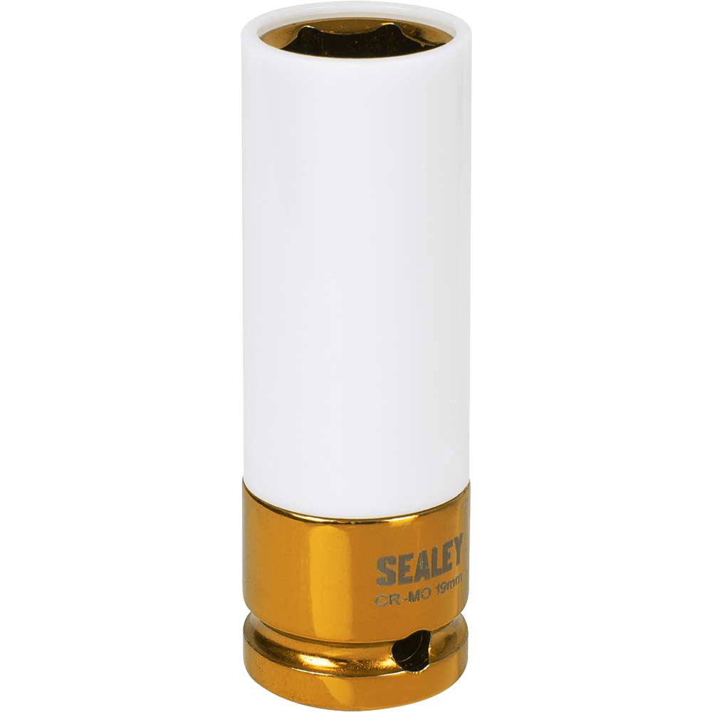 Image of Sealey 1/2" Drive Impact Socket Metric for Alloy Wheels 1/2" 19mm